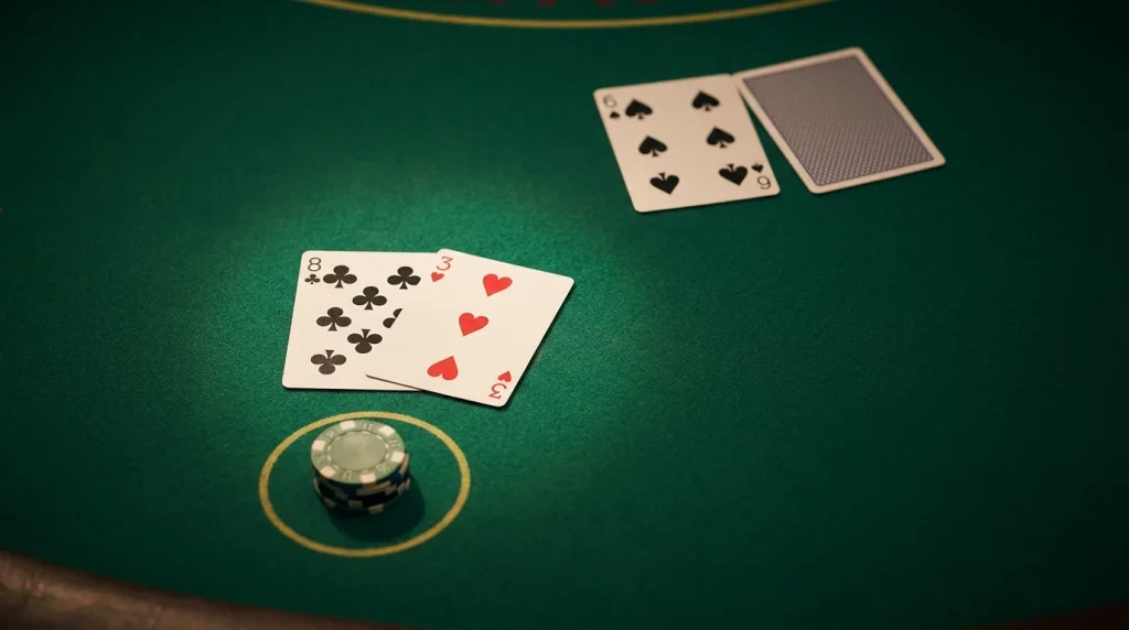 Imagen editorial ilustrando: Cómo jugar al blackjack online