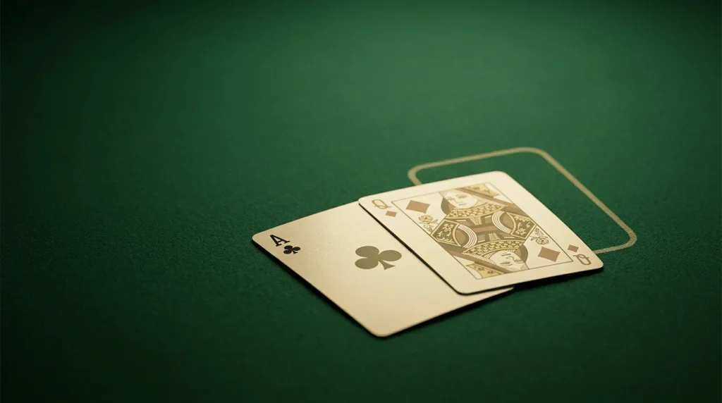 Imagen editorial ilustrando: Blackjack online sin depósito