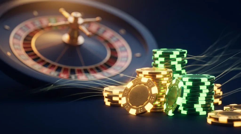 Imagen editorial ilustrando: Casino en vivo con dinero real