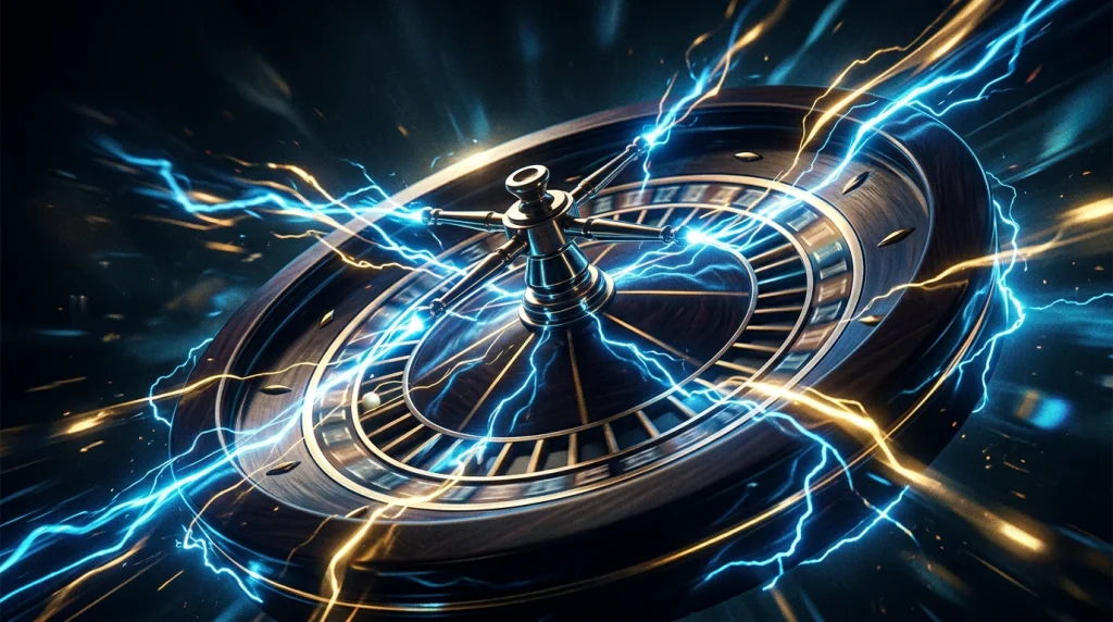 Imagen editorial ilustrando: Ruleta Lightning e inmersiva: variantes con multiplicadores